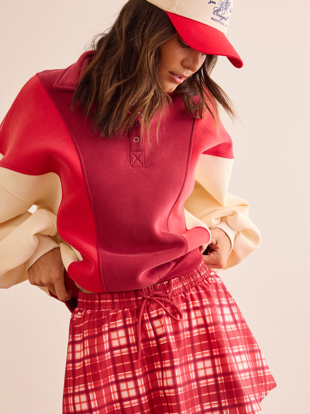 Peak Balloon Sleeve Pullover Detail 5 - TULLABEE
