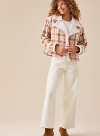 Dorothy Sherpa Collared Jacket Detail 2 - TULLABEE