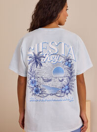Siesta Key Graphic Tee Detail 2 - TULLABEE