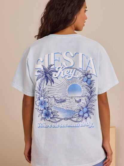 Siesta Key Graphic Tee - TULLABEE