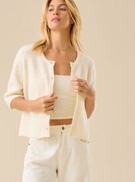 Greda Boxy Button Up Sweater - TULLABEE