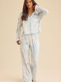 Junia Patchwork Sleep Top Detail 3 - TULLABEE