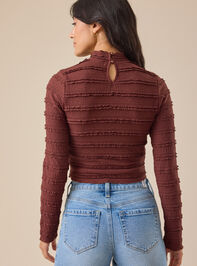 Helena Lace Fitted Top Detail 4 - TULLABEE