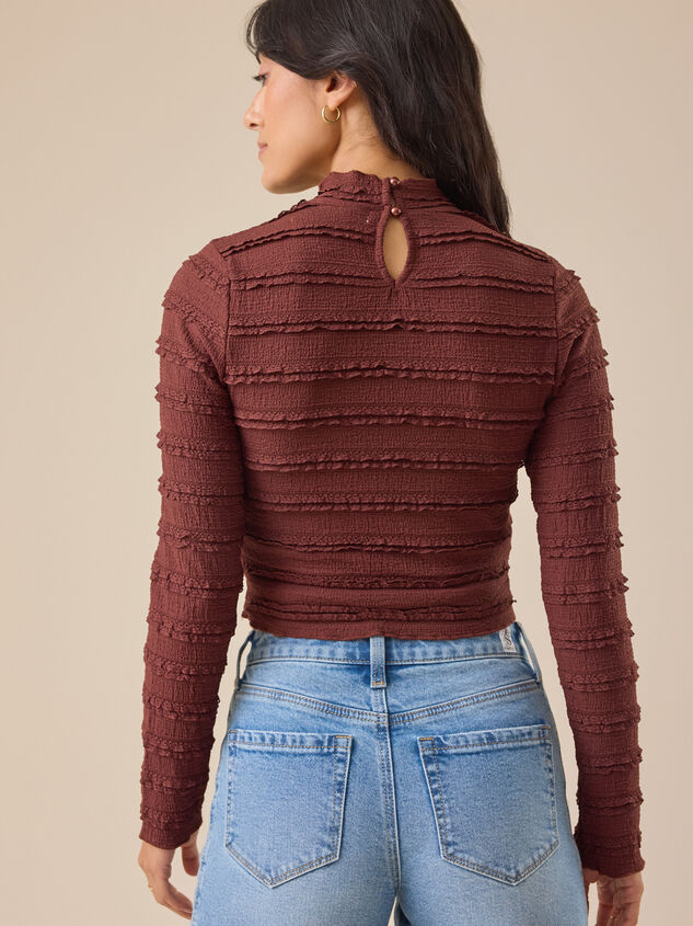 Helena Lace Fitted Top Detail 4 - TULLABEE