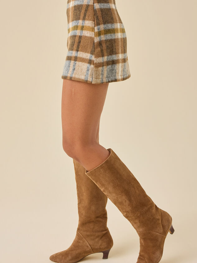 Kati Plaid Skort Detail 4 - TULLABEE