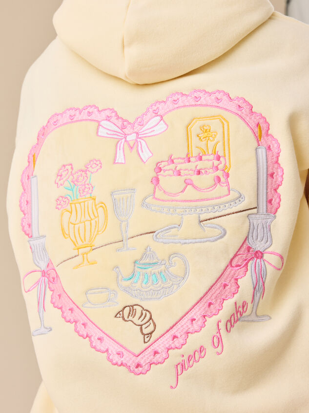 Stop And Smell The Roses Hoodie Detail 5 - TULLABEE