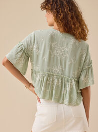 Wanda Ruffle Babydoll Top Detail 5 - TULLABEE
