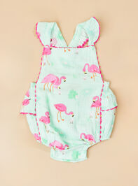 Franny Flamingos Ric Rac Bubble - TULLABEE