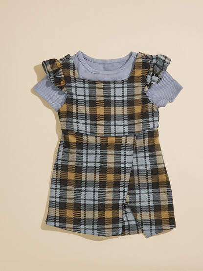 Alice Plaid Romper and Top Set - TULLABEE