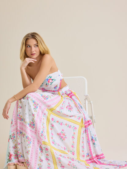 Gianna Floral Bandana Top - TULLABEE