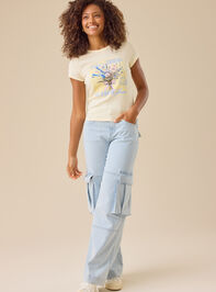 Friend in Jesus Baby Tee Detail 2 - TULLABEE