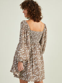 Carmine Floral Mama Dress Detail 4 - TULLABEE