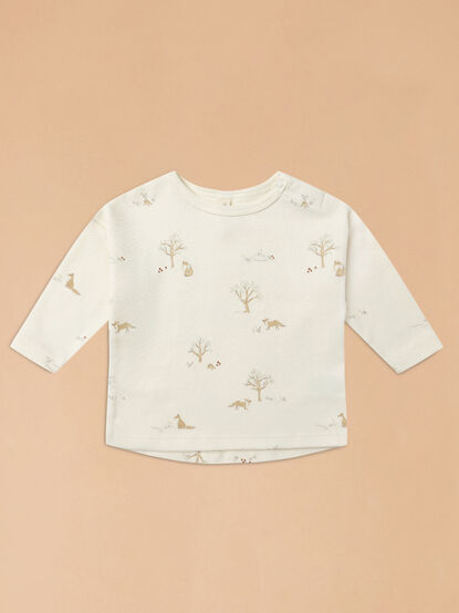 Fox Friends Long Sleeve by Quincy Mae - TULLABEE