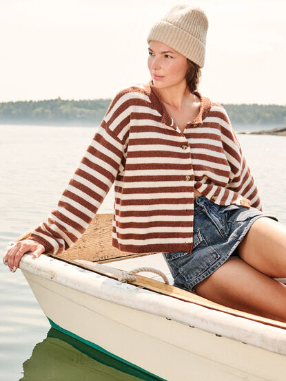 Emory Striped Cardigan - TULLABEE