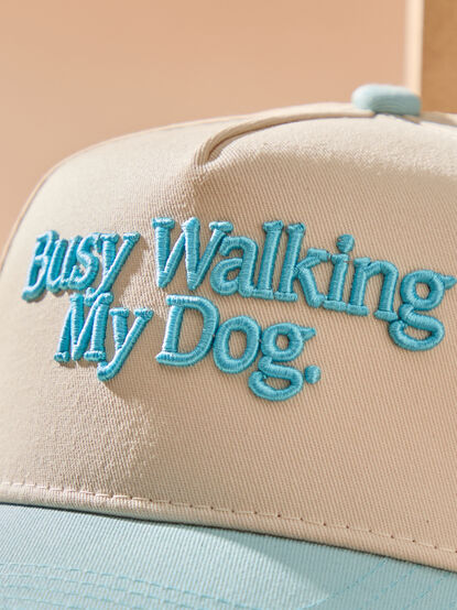 Walking My Dog Trucker Hat - TULLABEE