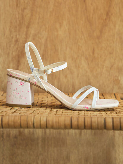 Madilyn Floral Heels - TULLABEE