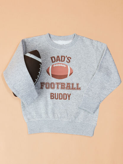 Dad's Football Buddy Sweatshirt - TULLABEE