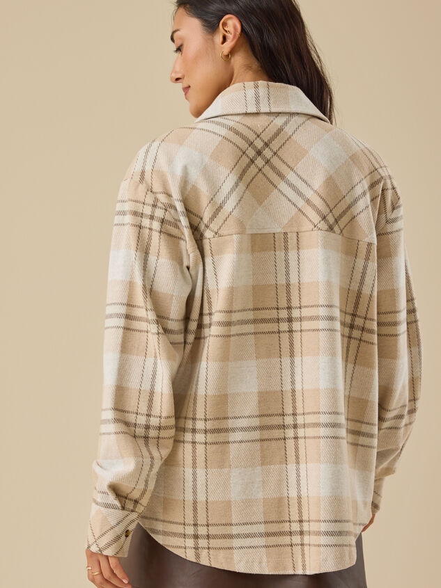 Nala Plaid Flannel Button Up Detail 4 - TULLABEE