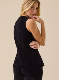 Cherish Suede Vest Detail 3 - TULLABEE