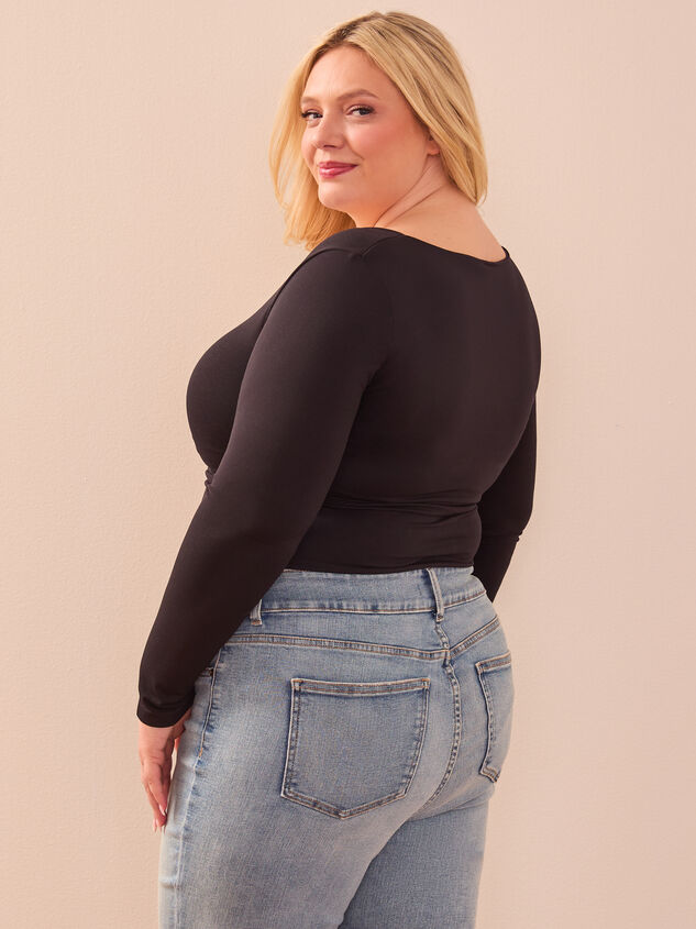 Everyday Seamless Long Sleeve Top Detail 4 - TULLABEE