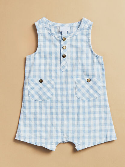 Jacob Gingham Romper - TULLABEE