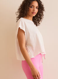 Moonlit Circle Back Tee Detail 4 - TULLABEE