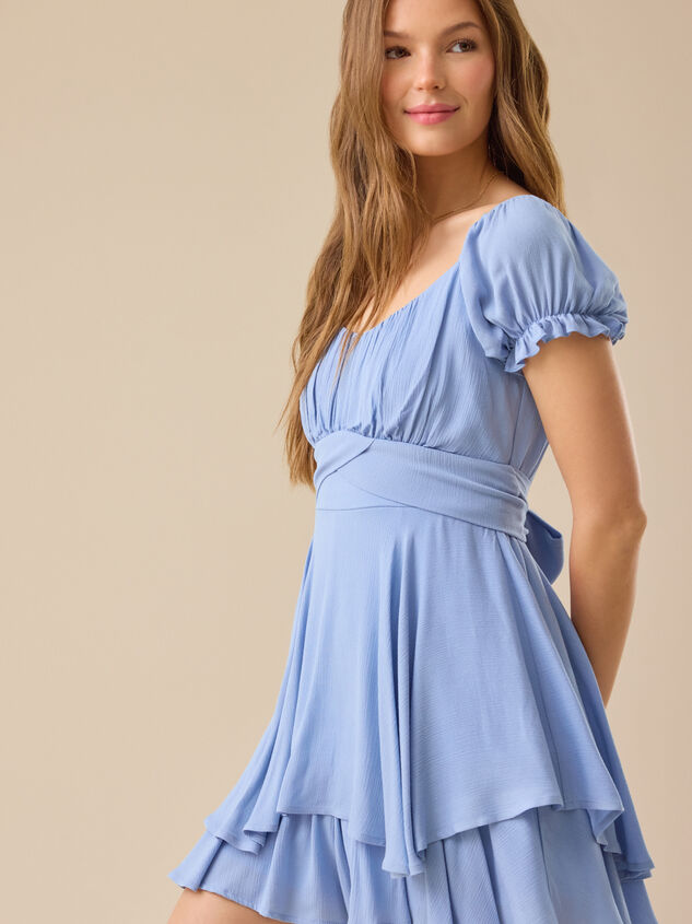 Haisley Layered Crossover Romper Detail 3 - TULLABEE