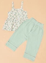 Camilla Floral Top and Pant Set - TULLABEE