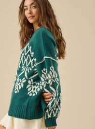 Colleen Fair Isle Sweater Detail 4 - TULLABEE