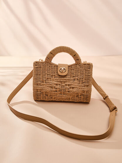 Raffia Retreat Crossbody Bag - TULLABEE