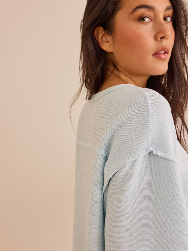 Recovery Ribbed Crewneck Detail 6 - TULLABEE