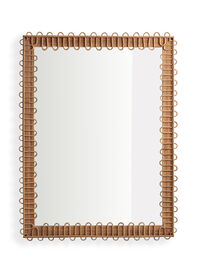Cora Rattan Mirror - TULLABEE