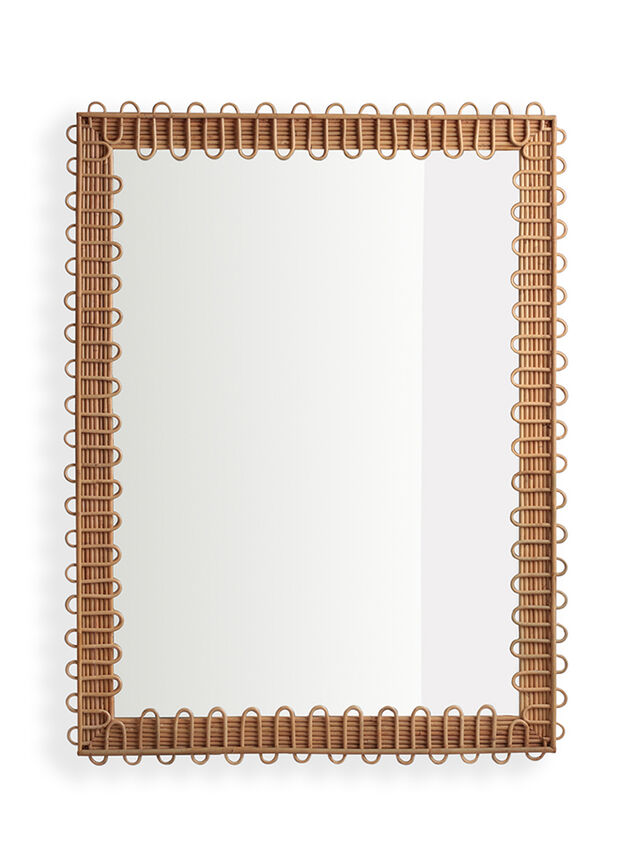 Cora Rattan Mirror - TULLABEE