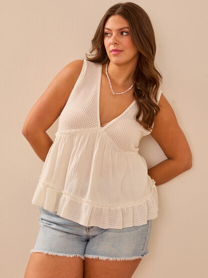Catarina Babydoll Top - TULLABEE