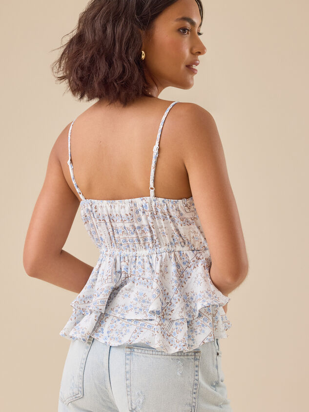 Miller Bandana Babydoll Tank Detail 5 - TULLABEE