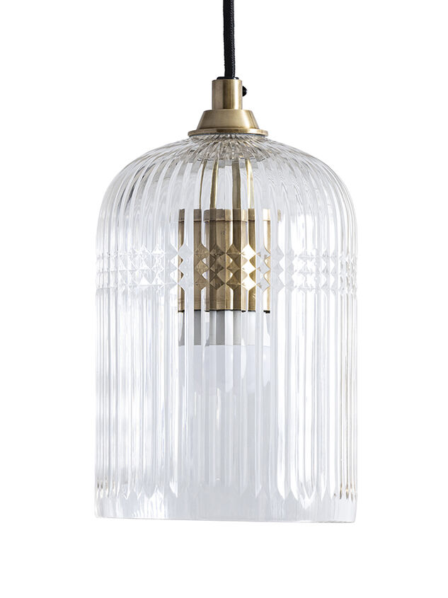 Annabelle Cloche Glass Pendant - TULLABEE