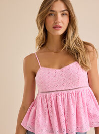 Sunday Eyelet Babydoll Top - TULLABEE