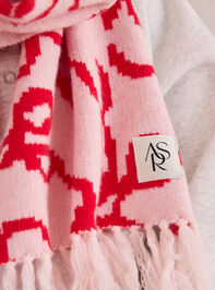 Blush Bow Scarf Detail 3 - TULLABEE