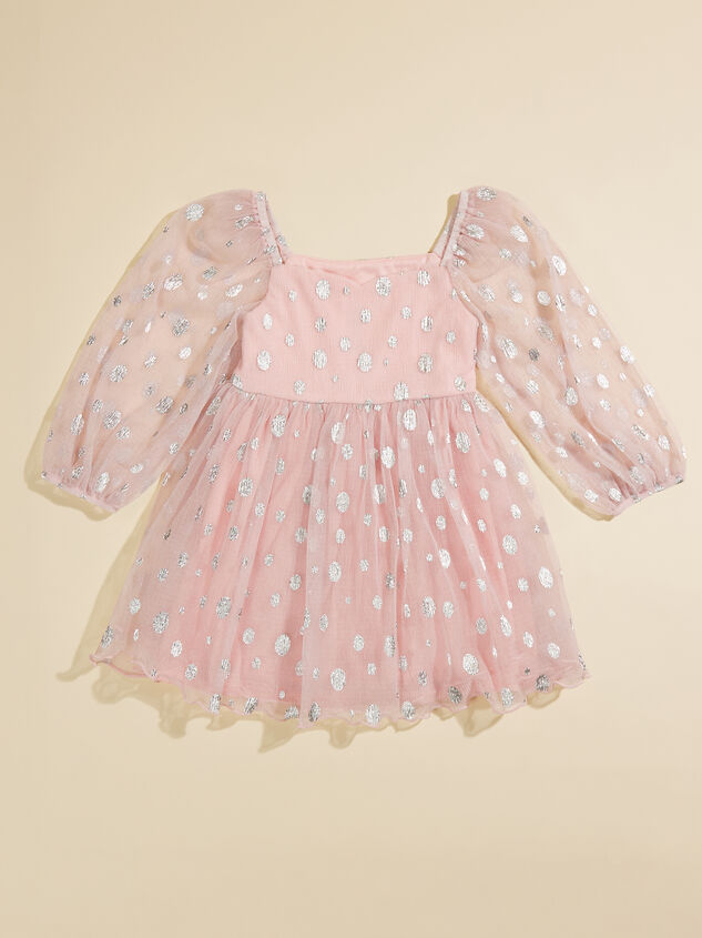 Shana Toddler Polka Dot Dress Detail 1 - TULLABEE