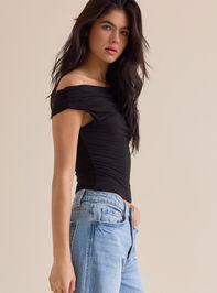 Amayah Asymmetrical Top Detail 4 - TULLABEE