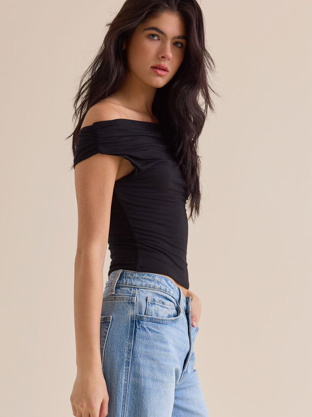 Amayah Asymmetrical Top Detail 4 - TULLABEE