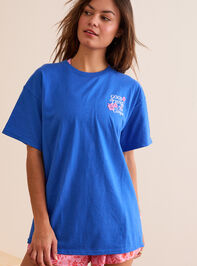 All The Good Things Oversized Tee Detail 3 - TULLABEE