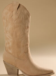 Kris Tall Western Boot Detail 3 - TULLABEE