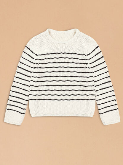 Margot Stripe Sweater by Rylee + Cru - TULLABEE
