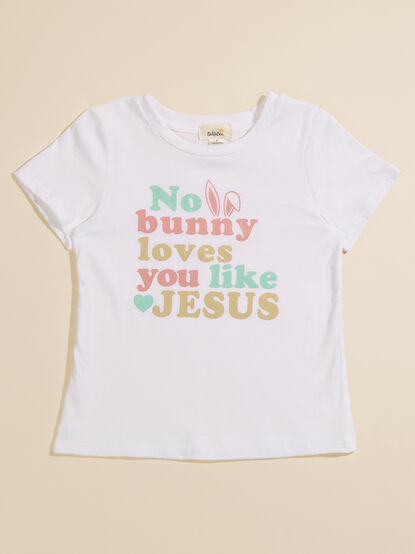 Loves You Like Jesus Graphic Tee - TULLABEE