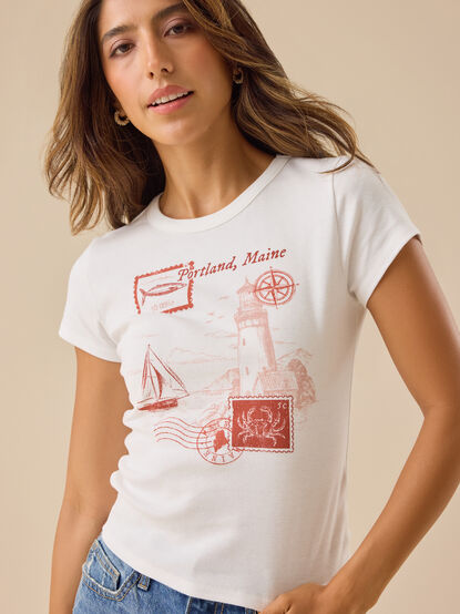 Portland Post Baby Tee - TULLABEE