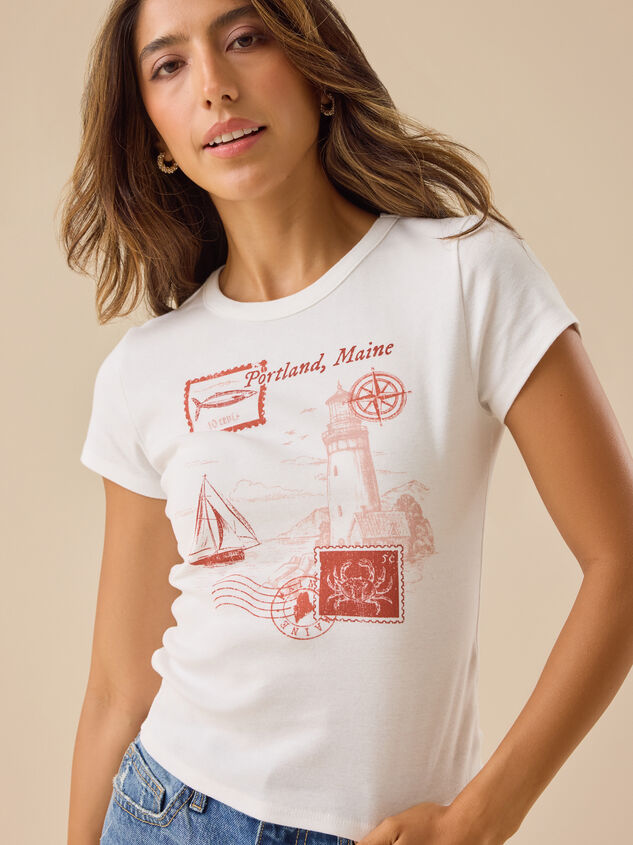 Portland Post Baby Tee - TULLABEE