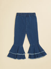 Juniper Toddler Tiered Flares Detail 2 - TULLABEE