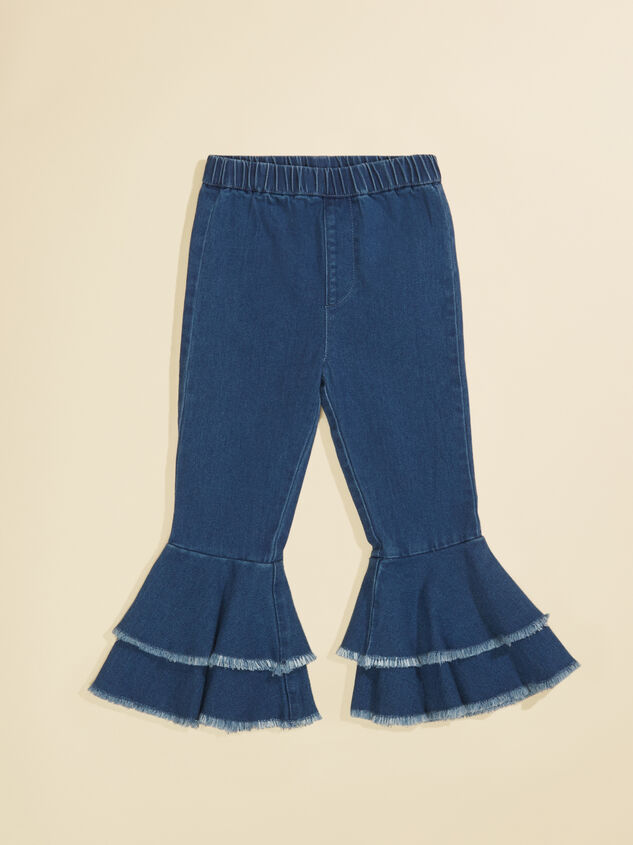 Juniper Toddler Tiered Flares Detail 2 - TULLABEE