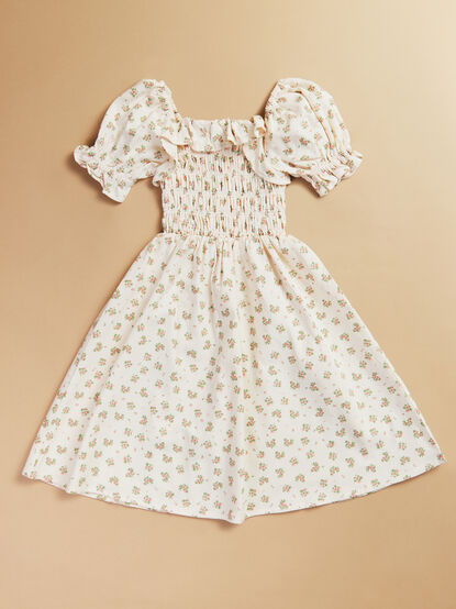 Mallory Floral Ruffle Dress - TULLABEE